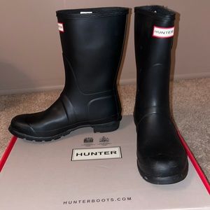 Hunter original short rain boots size 9